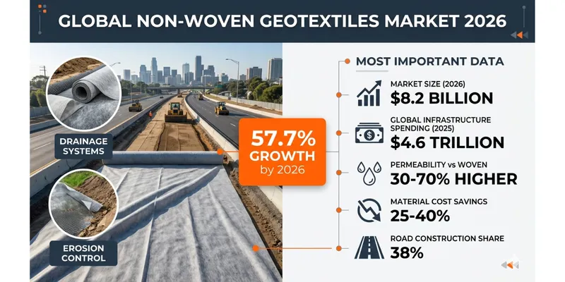 Non-Woven Geotextiles Market 2026: 57.7% Growth, $8.2B Valuation &  Future Forecasts 